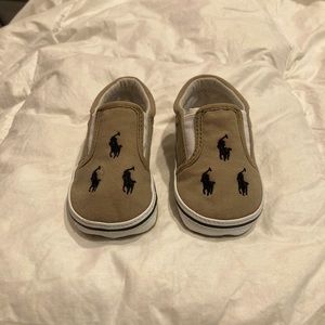 Polo Ralph Lauren crib shoes